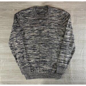 A.P.C. 100% cotton knit Chunky crew neck Sweater Size M Blue Marled NWOT